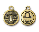 Zodiac Astrological Symbol Gold Necklace