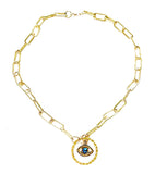 14K Gold-Filled Third Eye Necklace - Vibes Jewelry