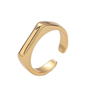 14K Gold Vermeil Signet Ring