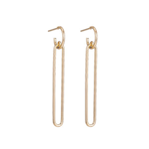 18K Gold-Filled Dangle Earrings - Vibes Jewelry
