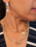 14K Gold-Filled Paperclip Necklace