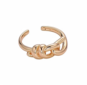 18K Gold-plated Knot Ring