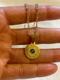 14K Gold-filled Greek Evil Eye Necklace