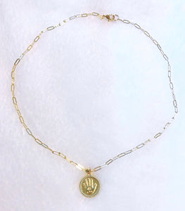14K Gold-filled Hamsa Hand Spiritualist Necklace